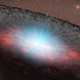 Illustration for article titled The most ancient black holes grew fat on cosmic fast food
